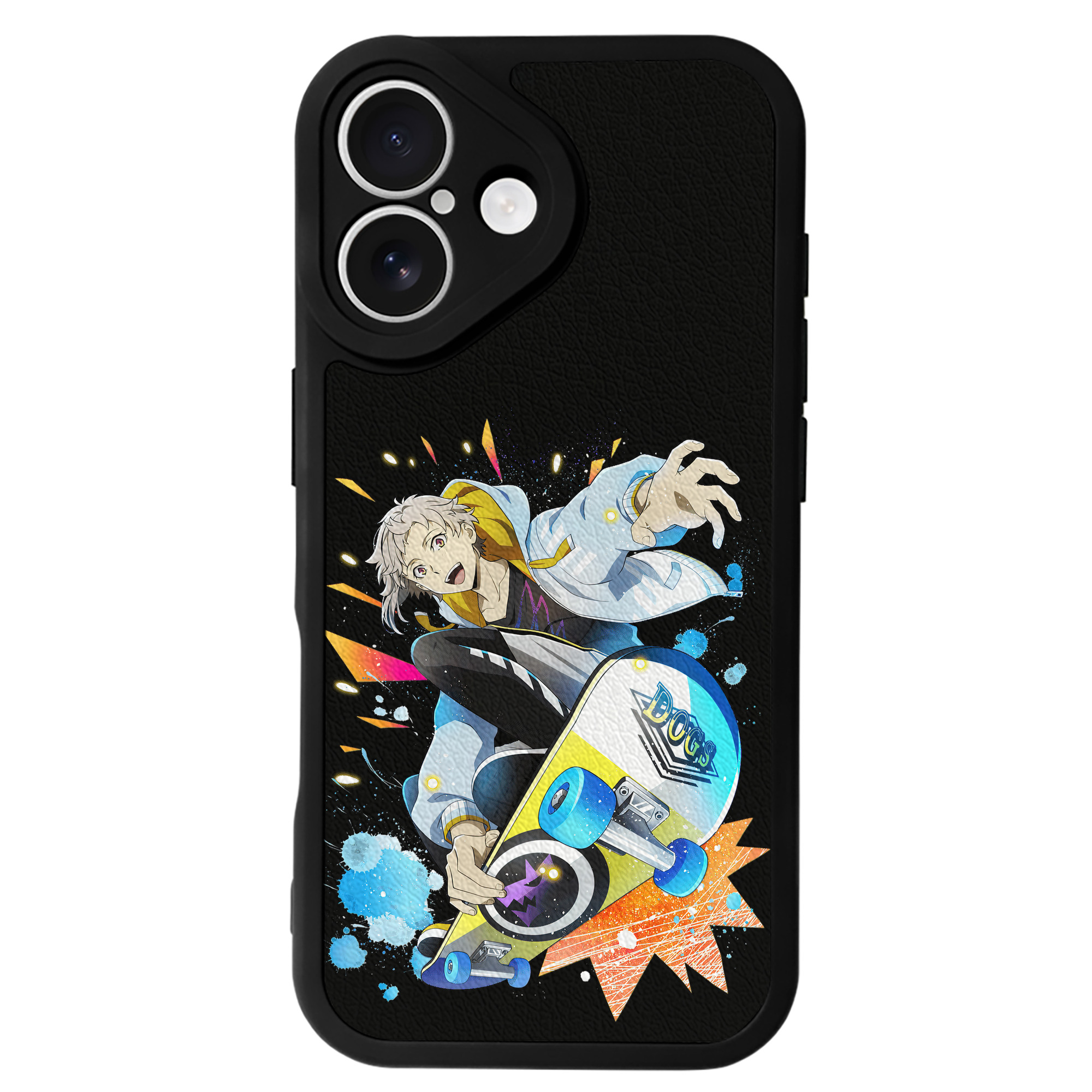 （画像用） 文豪ストレイドッグス Bungo Stray Dogs 【iPhone 16シリーズ対応】シリコンスマホケース（レザー調） 材質：シリコン